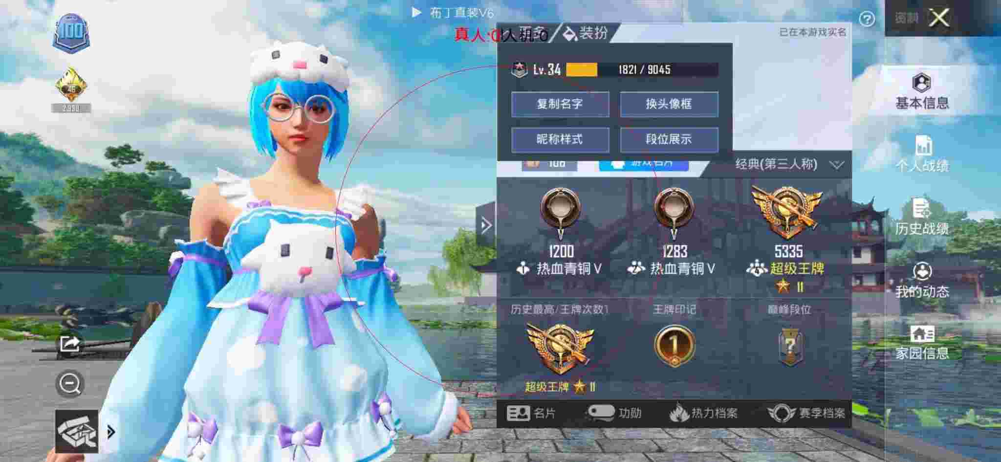 和平精英布丁直装透视 - 和平精英-和平辅助卡通形象图片大全辅助预览图
